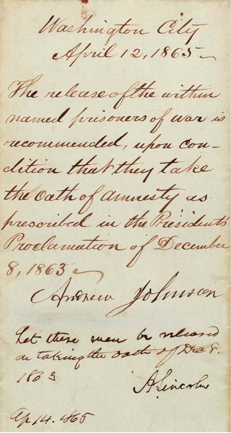Handwritten document